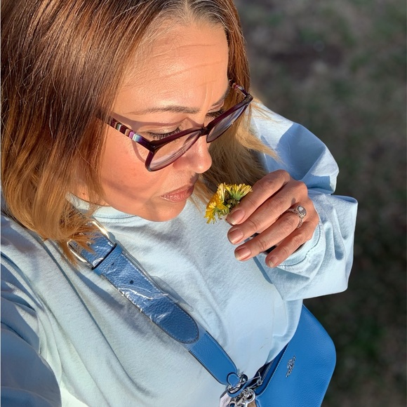 Coach blue signature Jamie crossbody - Picture 6 of 8